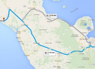 Mapa Managua-Salinas Grandes, LEÓN