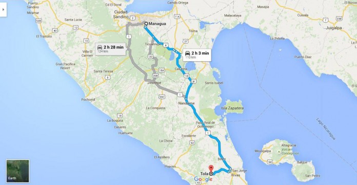 Mapa Managua-Tola, RIVAS Mapa Managua-Tola, RIVAS