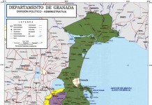 Mapa del Departamento De Granada