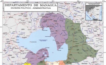 Mapa del Departamento de Managua