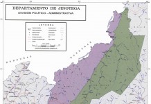 Mapa del Departamento de Jinotega