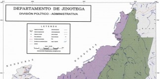 Mapa del Departamento de Jinotega