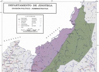 Mapa del Departamento de Jinotega
