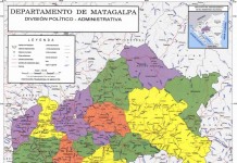 Mapa Del Departamento De Matagalpa