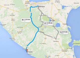 Mapa Managua-Casares, CARAZO
