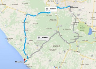 Mapa Managua-Masachapa, MANAGUA