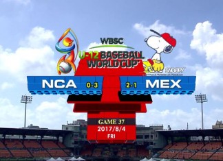 NICARAGUA vs MÉXICO (IV Copa Mundial de Béisbol WBSC Sub-12)