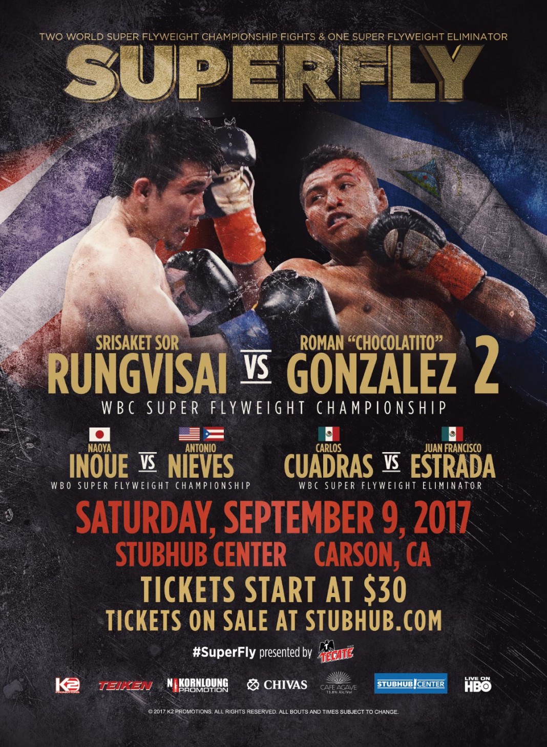 ROMÁN “CHOCOLATITO” GONZÁLEZ vs SRISAKET SOR RUNGVISAI