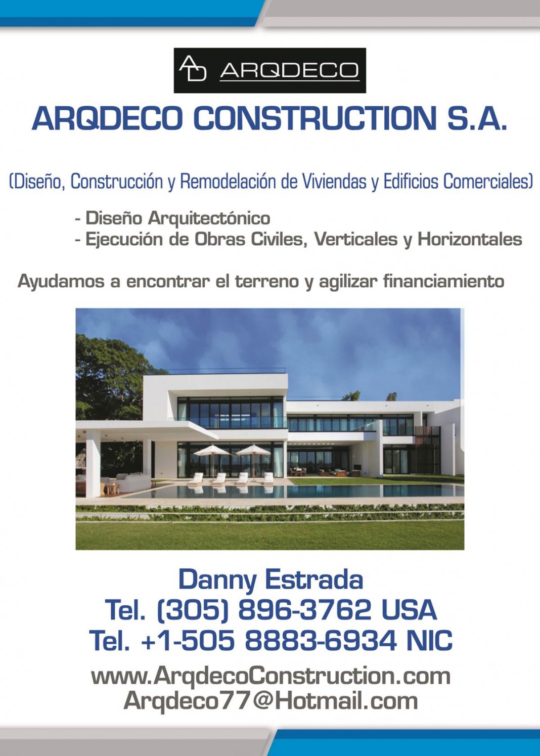 Arqdeco Construction S.A.