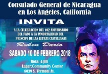 CONSULADO GENERAL DE NICARAGUA EN LOS ANGELES - INVITA