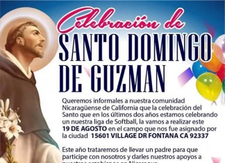 Celebración de Santo Domingo de Guzman