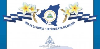 Amigos De Nicaragua Azul Y Blanco