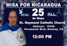 Misa por Nicaragua - Oficiada por el Padre Edwin Román