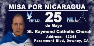 Misa por Nicaragua - Oficiada por el Padre Edwin Román