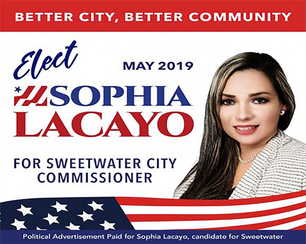 Elect Sophia Lacayo for Sweetwater City Commissioner