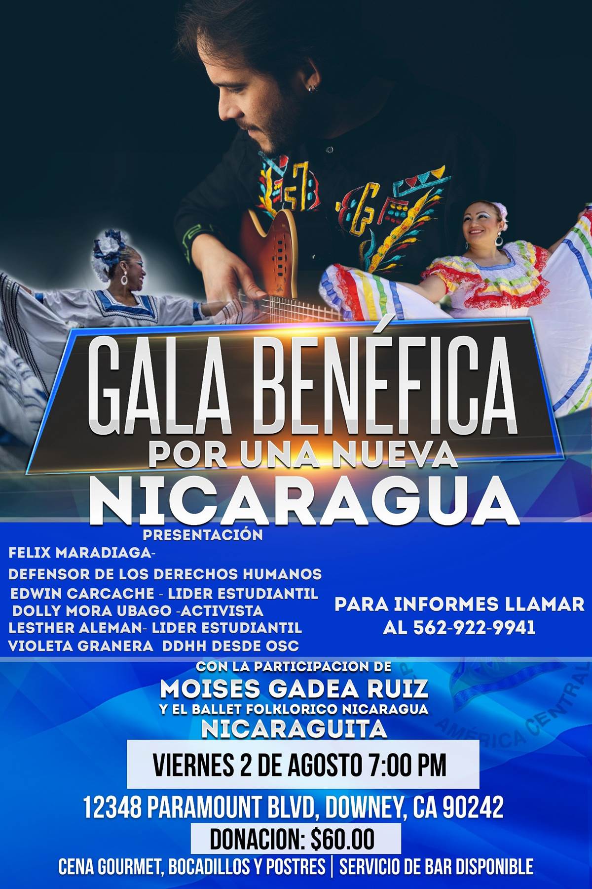 Gala Benéfica Por Una Nueva Nicaragua