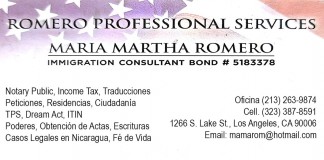 Romero Professional Services