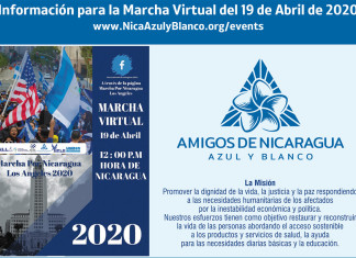 Amigos De Nicaragua Azul Y Blanco