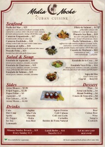 Media Noche Cuban Cuisine