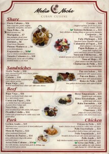 Media Noche Cuban Cuisine