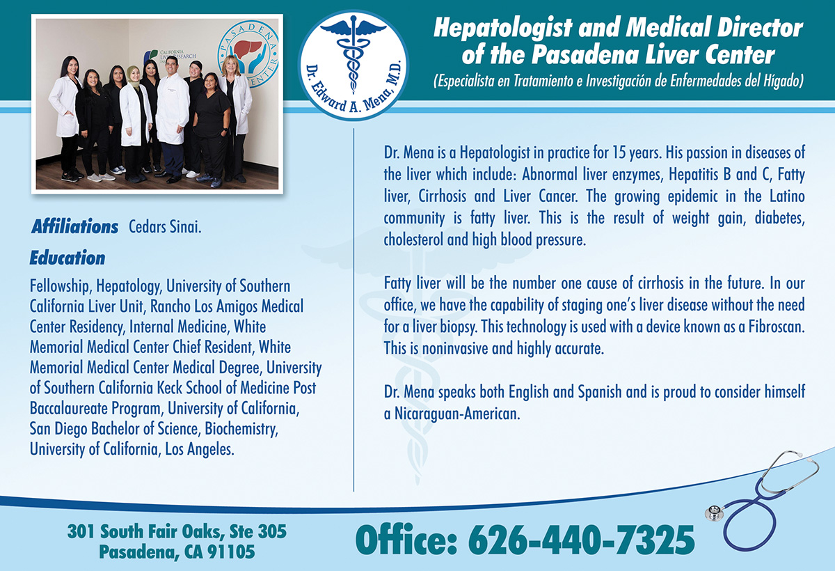 Dr. Edward A. Mena M.D. Dr. Edward A. Mena M.D.