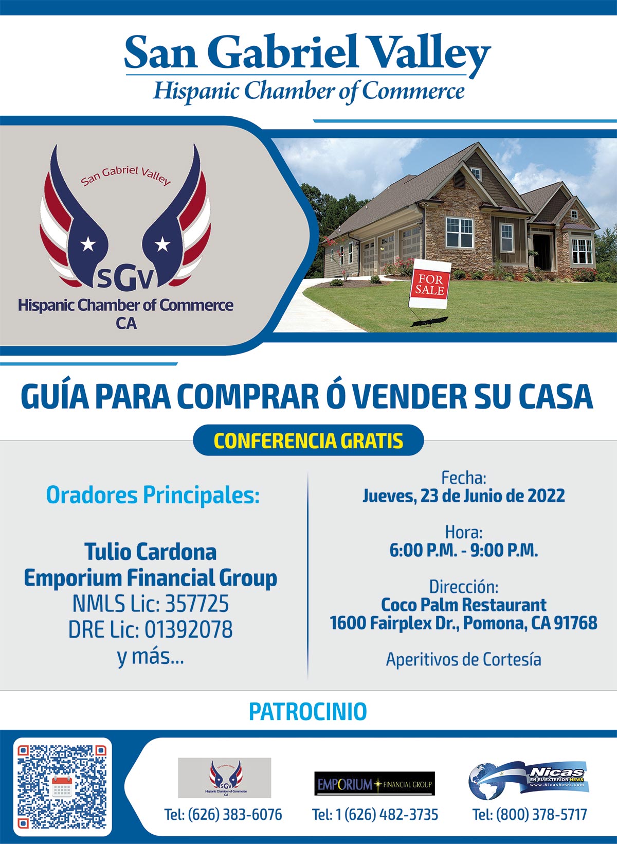 San Gabriel Valley Hispanic Chamber of Commerce – Guía para Comprar ó Vender su Casa