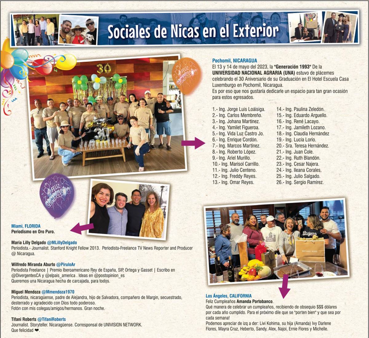 Sociales De Nicas En El Exterior Junio 2023 Nicas En El Exterior
