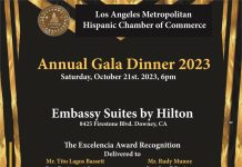 Los Angeles Metropolitan Hispanic Chamber of Commerce (LAMHCC) – Annual Gala Dinner 2023 – Octubre 21