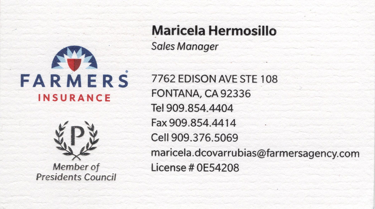 FARMERS INSURANCE - Maricela Hermosillo