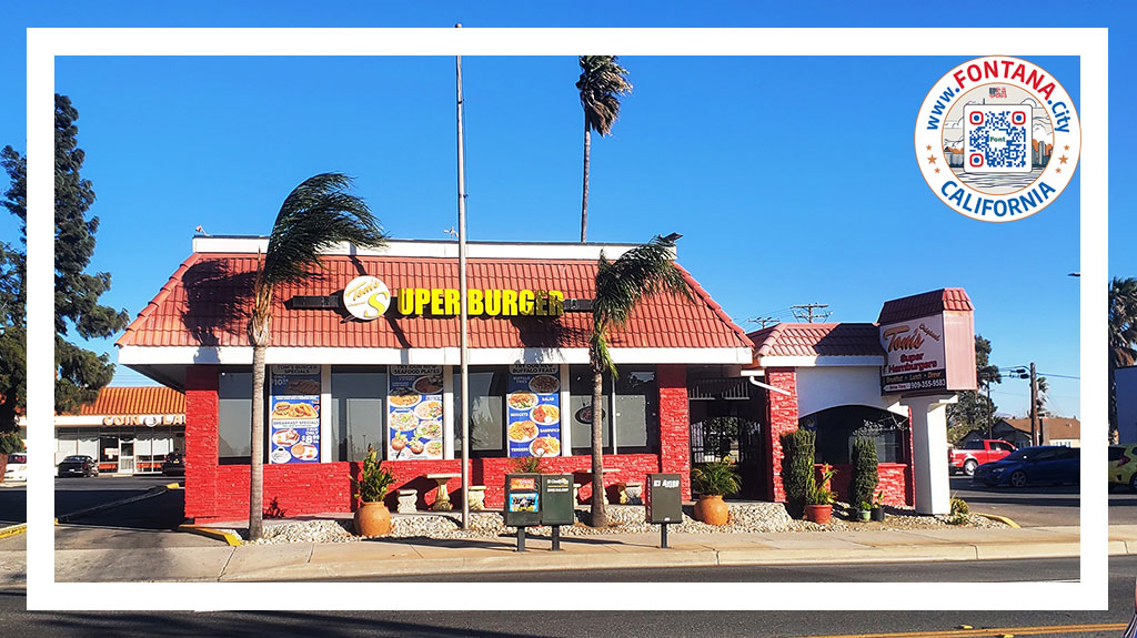 TOM'S ORIGINAL SUPER HAMBURGERS TOM'S ORIGINAL SUPER HAMBURGERS