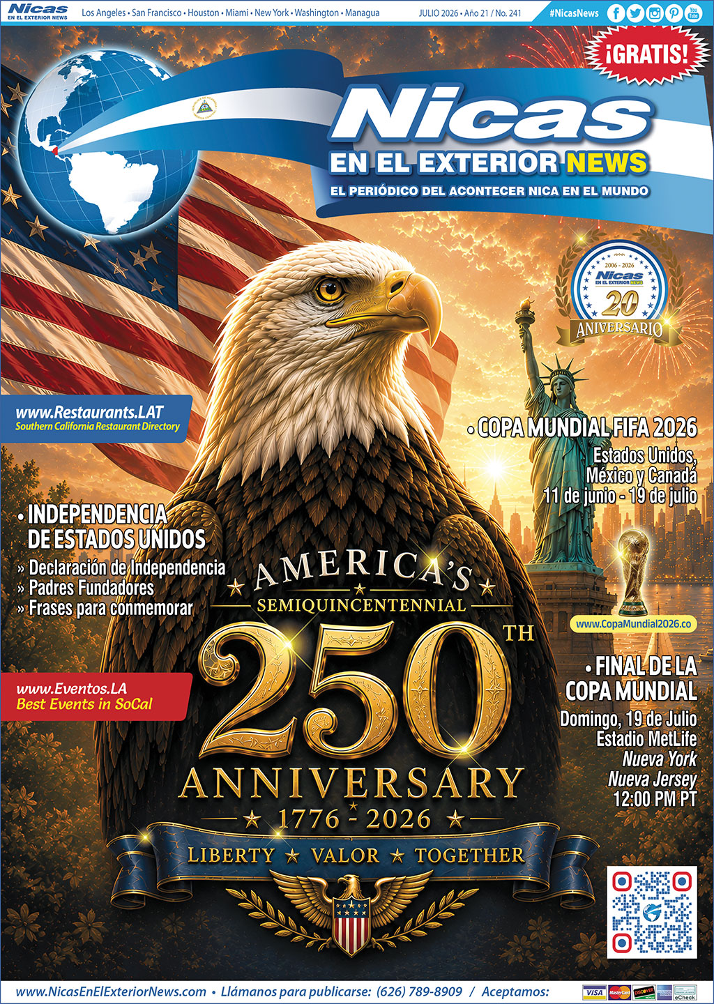 JULIO 2026 – Portada #241 JULIO 2026 – Portada #241